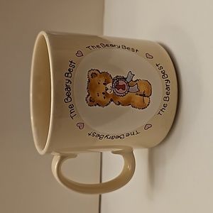 Vintage 1985 Applause The Beary Best 1st Place Ribbon Teddy Bear Coffee Mug
